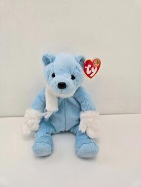 Ty Beanie Baby “Icecubes” the Blue Winter Bear  (7.5 inch)